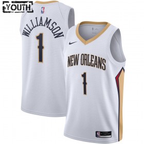 Dres New Orleans Pelicans Zion Williamson 1 2020-21 Nike Association Edition Swingman - Dječji